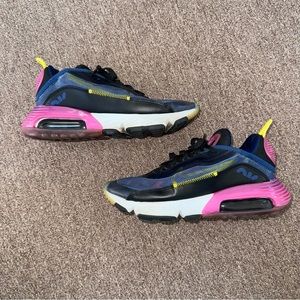 NIKE AIR‎ MAX 2090 NAVY BURGUNDY BLUE VOID/CHROME CK2612-400 WOMEN'S SZ 8